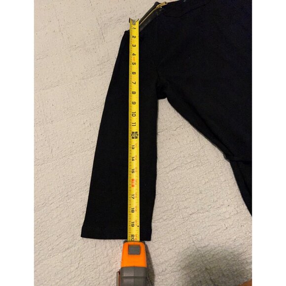 Lauren Ralph Lauren Womens Jersey 3/4 Sleeve/Zipper Shoulder/Black NWT - Picture 13 of 16